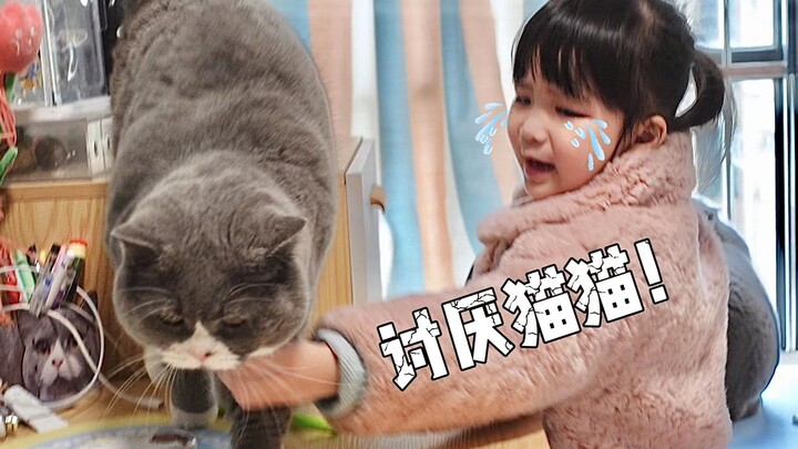 I’ve never seen a cat that can actually make a kid cry before!