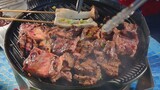 Korean Traditional Galbi BBQ: Grilled Beef Short Ribs (갈비구이)