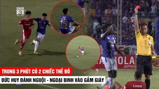 3 Phút 2 Thẻ Đỏ, Đức Huy Đánh Nguội, Ngoại Binh Viettel Vào Gầm Giày Đình Trọng| Hà Nội FC - Viettel