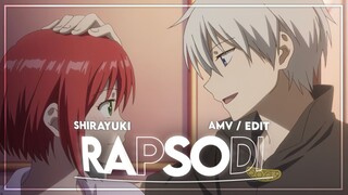 AMV Typography Rapsodi - Shirayuki | Alight Motion