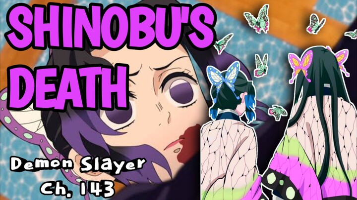 Shinobu's Death - infinity castle arc - Demon Slayer chapter 143