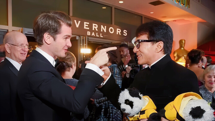 أندرو غارفيلد: جاكي شان هو مفضلي، والعالم بأسره يحتفي بجاكي شان