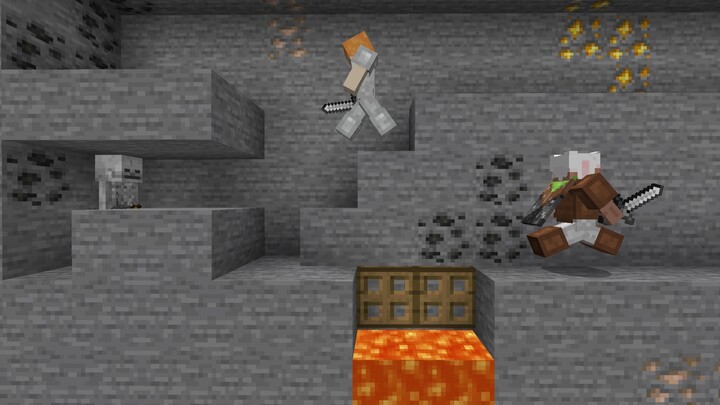 เมื่อบล็อกค่อยๆ หายไป เหลือเพียงความว่างเปล่าเท่านั้น