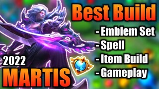 MARTIS BEST BUILD 2022 | TOP 1 GLOBAL MARTIS BUILD | MARTIS - MOBILE LEGENDS | MLBB