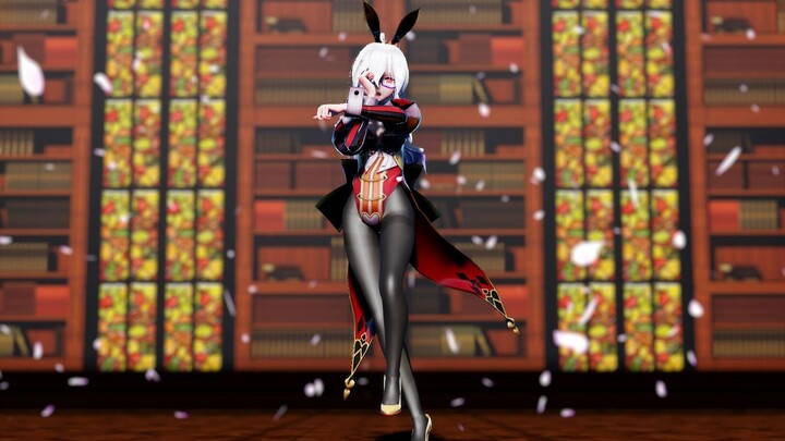 【MMD】Bunny girl weak voice! (One mind is not distracted)