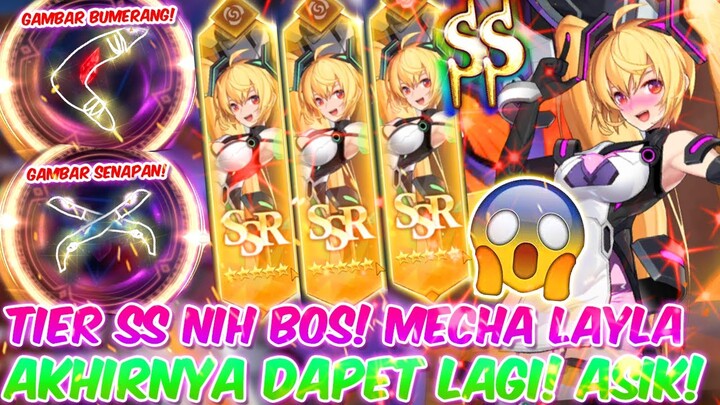 🤩 TIER SS NIH BOS! DAPETIN MECHA LAYLA PAS GACHA AKHIRYA! MOBILE LEGENDS ADVENTURE INDONESIA