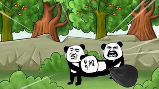 The red umbrella in Balsam Pear Village