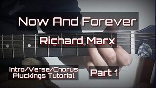 Now And Forever - Richard Marx Guitar Chords (Pluckings Tutorial)