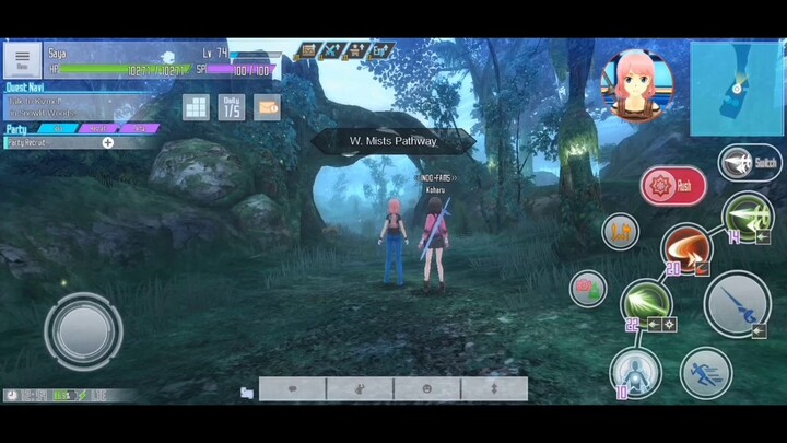 Floor 3 Sword Art Online Integral Factor (MMORPG amdroid gamrplay)