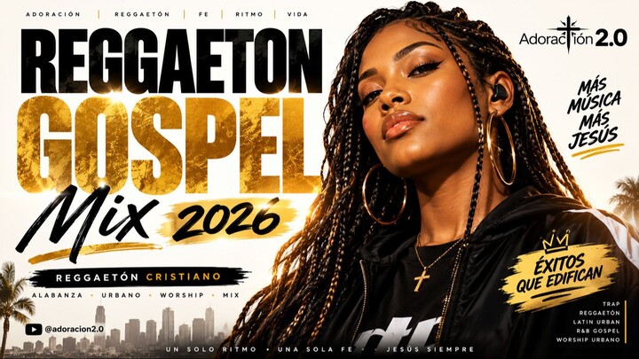 CANCIONES CRISTIANAS Reggaeton 2026 MEZCLA Vine A Adorarte Urbano Mix