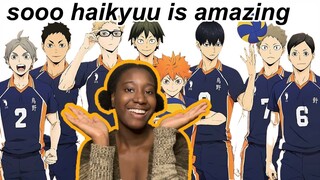 I just started watching HAIKYUU and i'm AMAZED