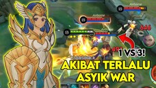 AKIBAT TERLALU ASYIK WAR | FREYA MONTAGE