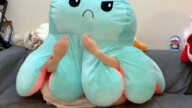 Today, the octopus princess wears both happiness and sadness right on her head...