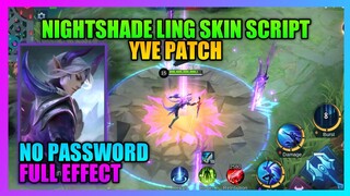 Dragon Tamer Ling Script NO PASSWORD | Latest Nightshade Ling Skin Script Full Effect ABC File
