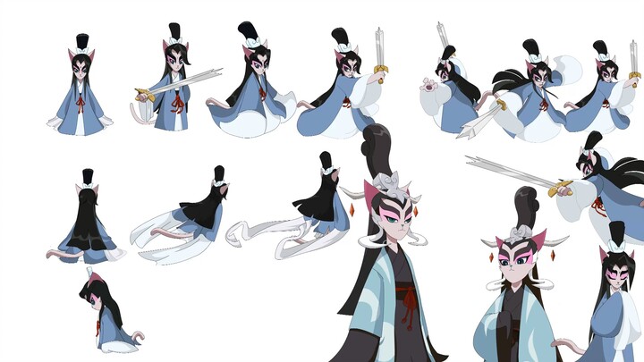 Jingju Cats Fan Animation/Shinjong Past Character Show "It's not a cutout, it's a remake!"