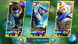 CRAZY MOVES YUZUKE AND CEDXVI BEST TRIO IN RANKED GAME!!!