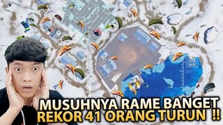 REKOR !! MUSUHNYA RAME BANGET 41 TURUN DI EVENT SEMUA , PERANG TERUS GAK MASUK AKAL !! - PUBG MOBILE