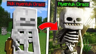 SETIAP AKU MENGINJAK RUMPUT, MINECRAFT GW TAMBAH REALISTIC