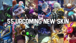 55 UPCOMING NEW SKIN MOBILE LEGENDS (April Starlight & Collector Skin) - Mobile Legends Bang Bang