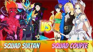 MOBILE LEGENDS ANIMATION | SQUAD SULTAN VS SQUAD COUPLE | MOBILE LEGENDS ACADEMIA