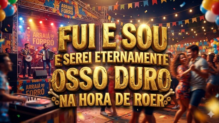 FUI E SOU E SEREI ETERNAMENTE OSSO DURO NA HORA DE ROER