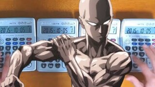 เล่นเพลง Seigi Shikkou จากเรื่อง One Punch Man โดยเครื่องคิดเลข