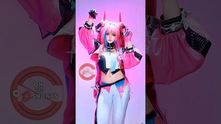 Yvonne Love Belly Dance 🫶 Arknights Endfield Cosplay #shorts