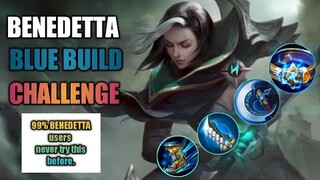 BLUE BUILD BENDETTA CHALLENGE MOBILE LEGENDS BANG BANG
