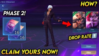 DRAW KOF PHASE 2! HIGH Drop Rate For KOF Chou & Gusion In KOF Event 2024?! - MLBB