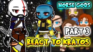 Norse Gods react to Kratos Part 3 || GOW Ragnarök || - Gacha Club React
