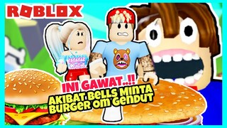 BANG BOY AJAK BELLS MAKAN BURGER DI ROBLOX