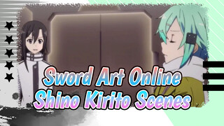 Awkward: Shino Accidentally Got Naked In Front Of Kirito