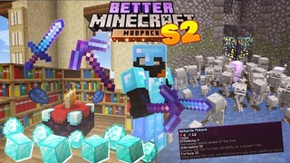 FARM XP SUPER BERKAH DAN DIAMOND MELIMPAH KEKAYAAN | Episode 4 | BETTER MINECRAFT SEASON 2