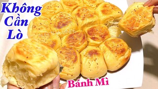 Không Cần Lò- Cách làm BÁNH MÌ Bong Bóng Bơ Sữa thơm ngon xốp mềm chỉ cần dùng bột mì đa dụng