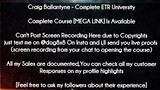 Craig Ballantyne course - Complete ETR University download