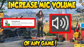 INCREASE MIC VOLUME (TAGALOG TIPS)