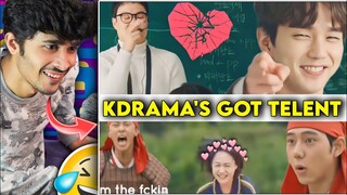 Kdrama Got Talent funny moments Part 4 REACTION  | Asain dram | V2funreacts