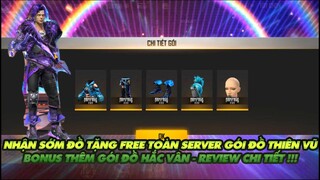 FREE FIRE | NHẬN SỚM ĐỒ FREE TOÀN SERVER ĐẤU BOSS BỘ ĐỒ THIÊN VŨ - BONUS THÊM ĐỒ HẮC VÂN !