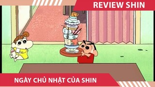 Review shin cậu bé bút chì ,  NGÀY CHỦ NHẬT CỦA SHIN  , tóm tắt shin cậu bé bút chì