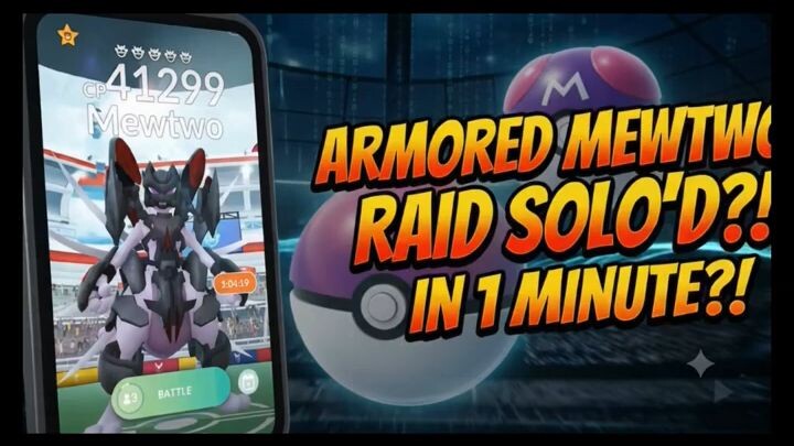 How to Defeat Armored Mewtwo FAST! (Pokemon GO Raid)🔥