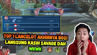 Akhirnya Sampe Top Global 1 Lance ! Langsung Kasih Savage Bois ! - Mobile Legends