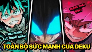 Tất Tần Tật Về Sức Mạnh Của Deku: 7 Siêu Năng Lực Cực Mạnh Khác Nhau - Tiểu All For One?