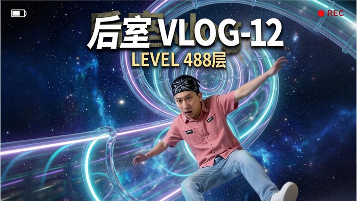 Backrooms Adventure Vlog-12: A Surreal Space Slide… Heights Phobia Warning! [Bilibili AI Creation Co