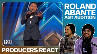 PRODUCERS REACT - Roland Abante AGT Reaction