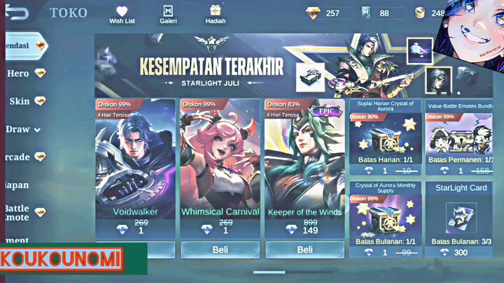 Spesial New Skin Cici Karnival