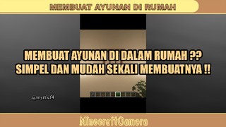 MEMBUAT AYUNAN DI DALAM RUMAH ❓❓❗❗