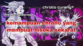 kemampuan chrollo yang membuat hisoka sekarat