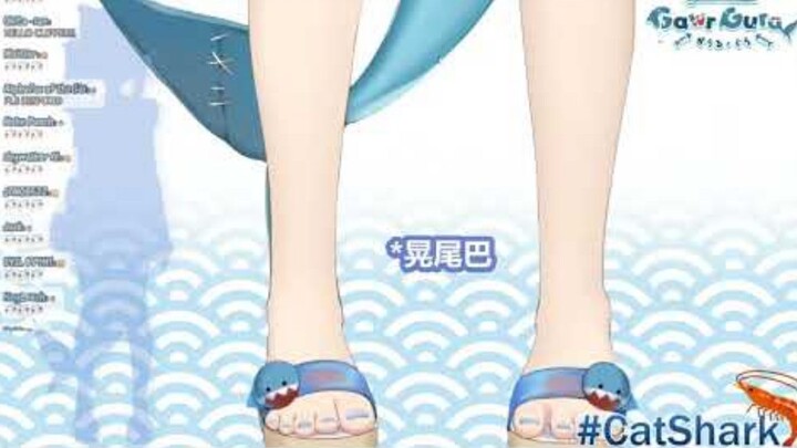 【Hololive Chinese】Fragrant Shark Toes【Gawr Gura】【Phụ đề tiếng Trung】【HololiveEN】