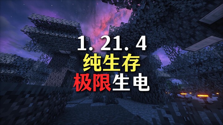 Hệ thống sinh điện giai đoạn đầu, tay không chơi sống sót thuần khiết cực hạn, không dùng bất kỳ mod