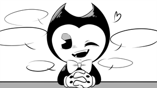 【BATIM/Bendy/bánheng/chữ viết tay]Đáng yêu